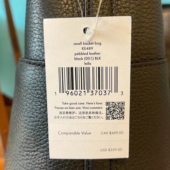 Kate Spade Leila small bucket bag color: Black
NWT - Picture 7 of 16